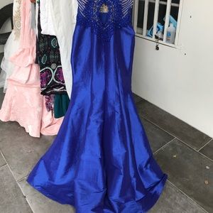 Prom or mother of the bride blue dress